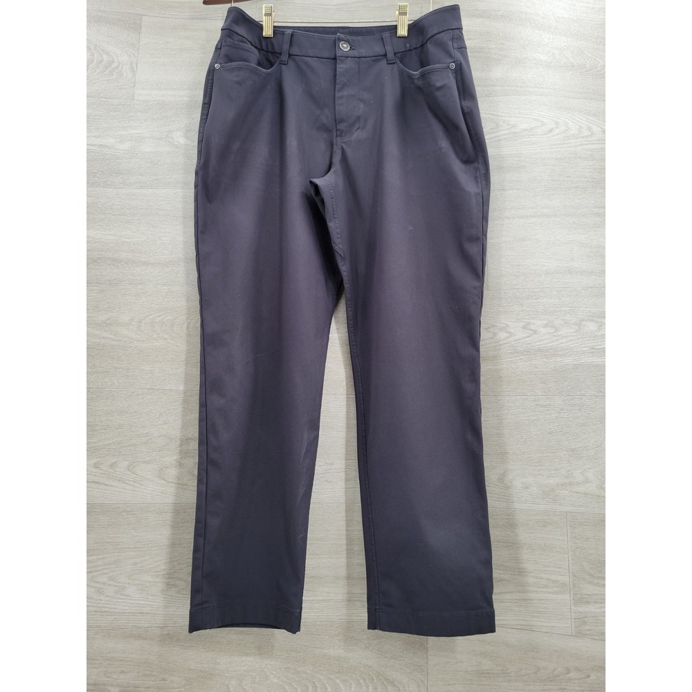 Lululemon ABC Classic-Fit 5-Pocket Warpstreme Pants Men's 33x30 Black
